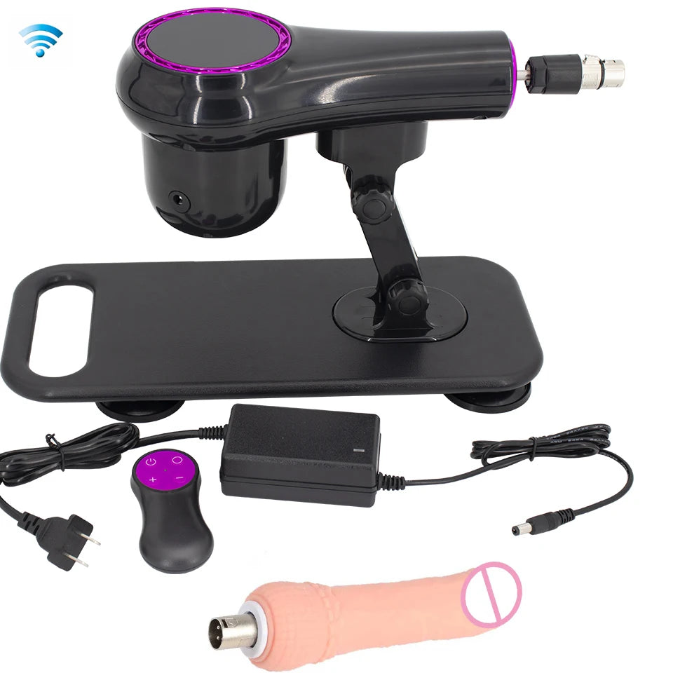 NEW Automatic Wireless Sex Machine for Woman Adjustable Masturbating Pumping SexToys for Men Adult Toys Upgrade Vibrator Dildo