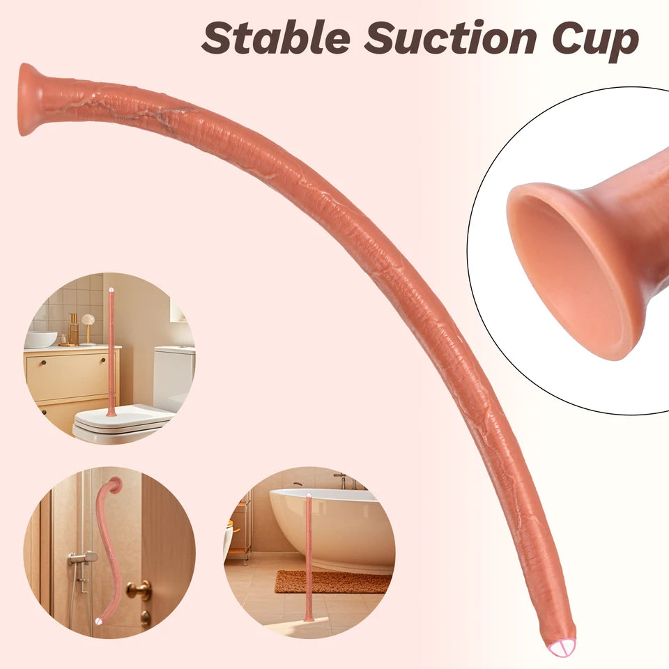 Super Long Realistic Dildos G-Spot Stimulator Long Penis Vagina Masturbating Dick Anal Plug Adult Women Men Sex Toys for Climax