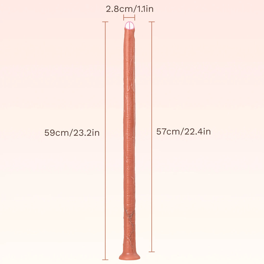 Super Long Realistic Dildos G-Spot Stimulator Long Penis Vagina Masturbating Dick Anal Plug Adult Women Men Sex Toys for Climax