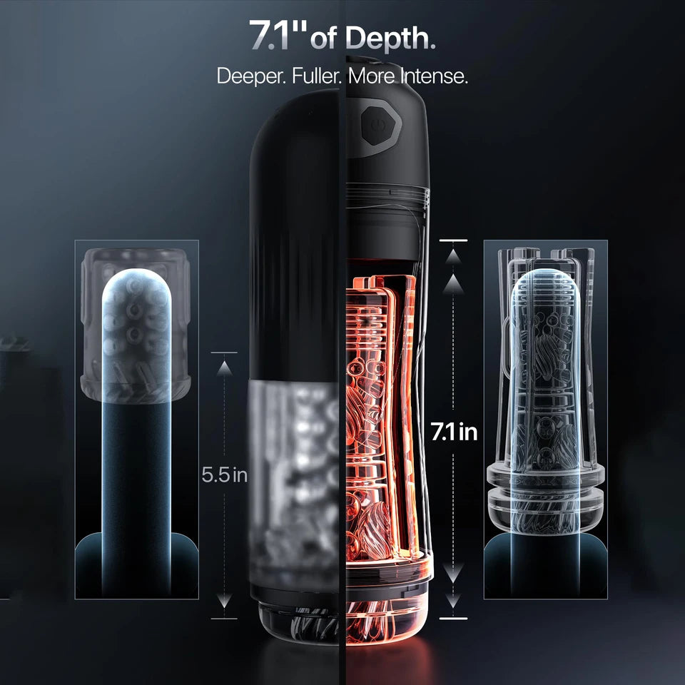 2026 Automatic Licking Sucking Male Masturbator AI Sync Male Stroker Penis Pump Blowjob Adult Toy Pocket Pussy with Phone Holder