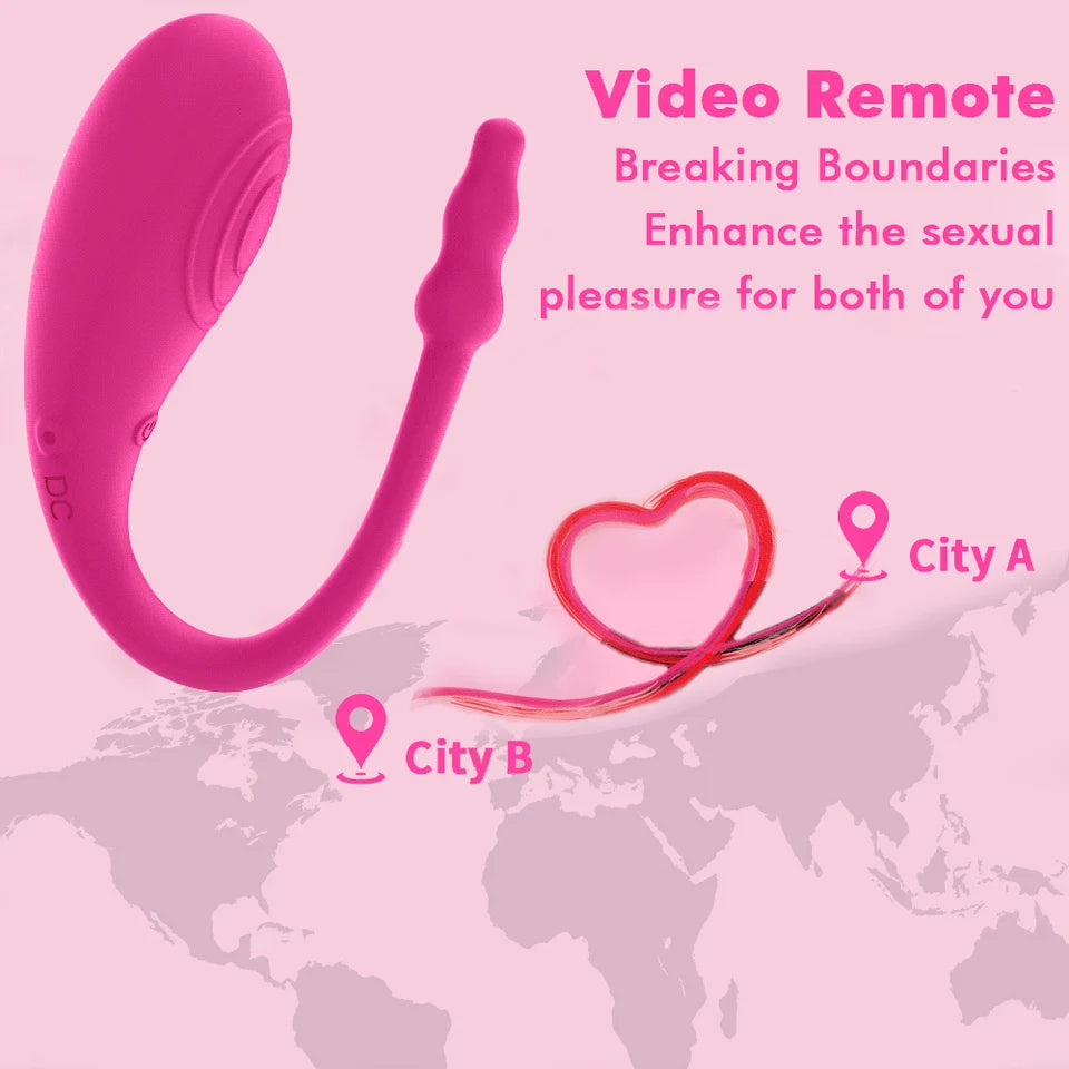 Vagina Bluetooth APP Vibrators Clitoris Stimulation Vibrating Egg G Spot Anal Massager Sex Toys for Women Panties Wearable Balls