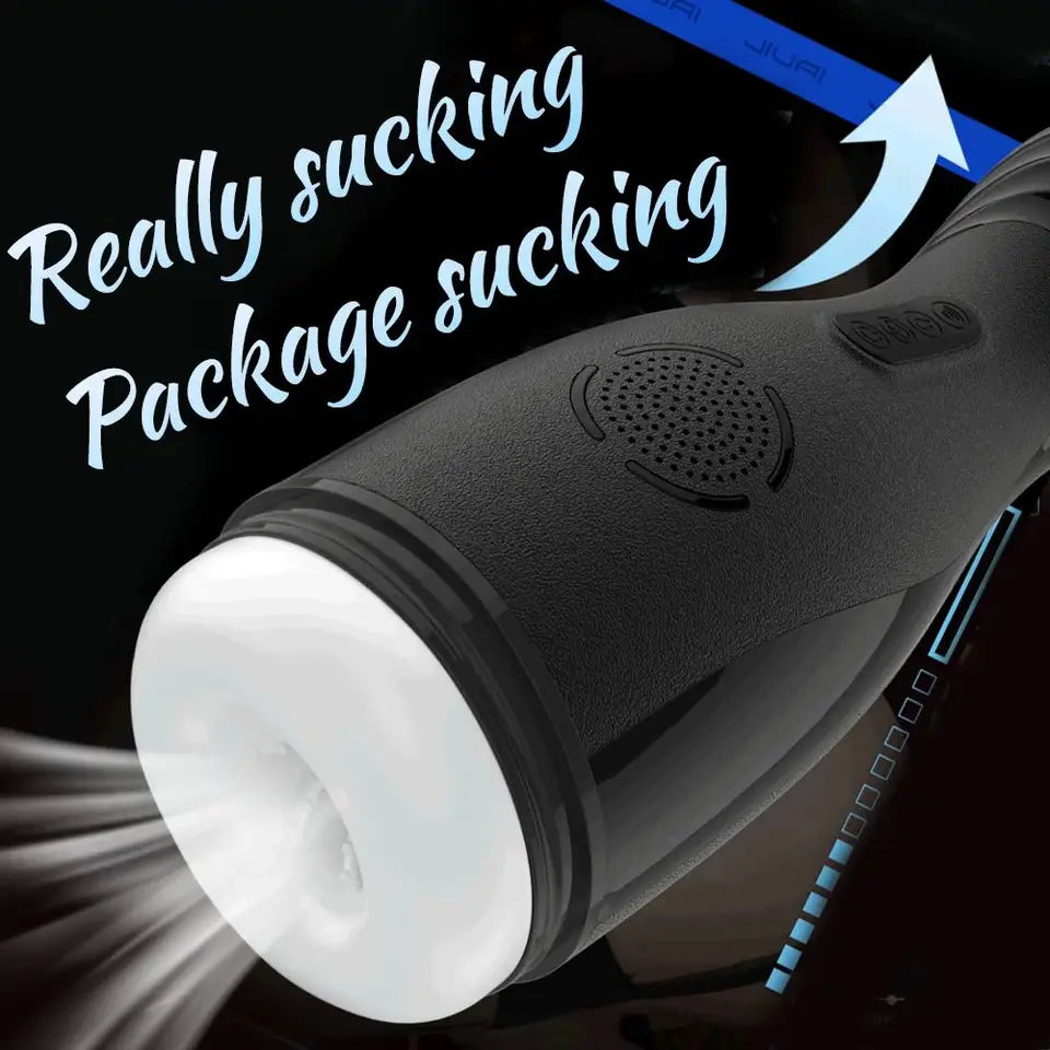 Sucking Peristaltic Vibrator Automatic Male Masturbator Smart Heating Sexy Voice Pocket Pussy Adult Sex Toy For Men Joinjjtoy