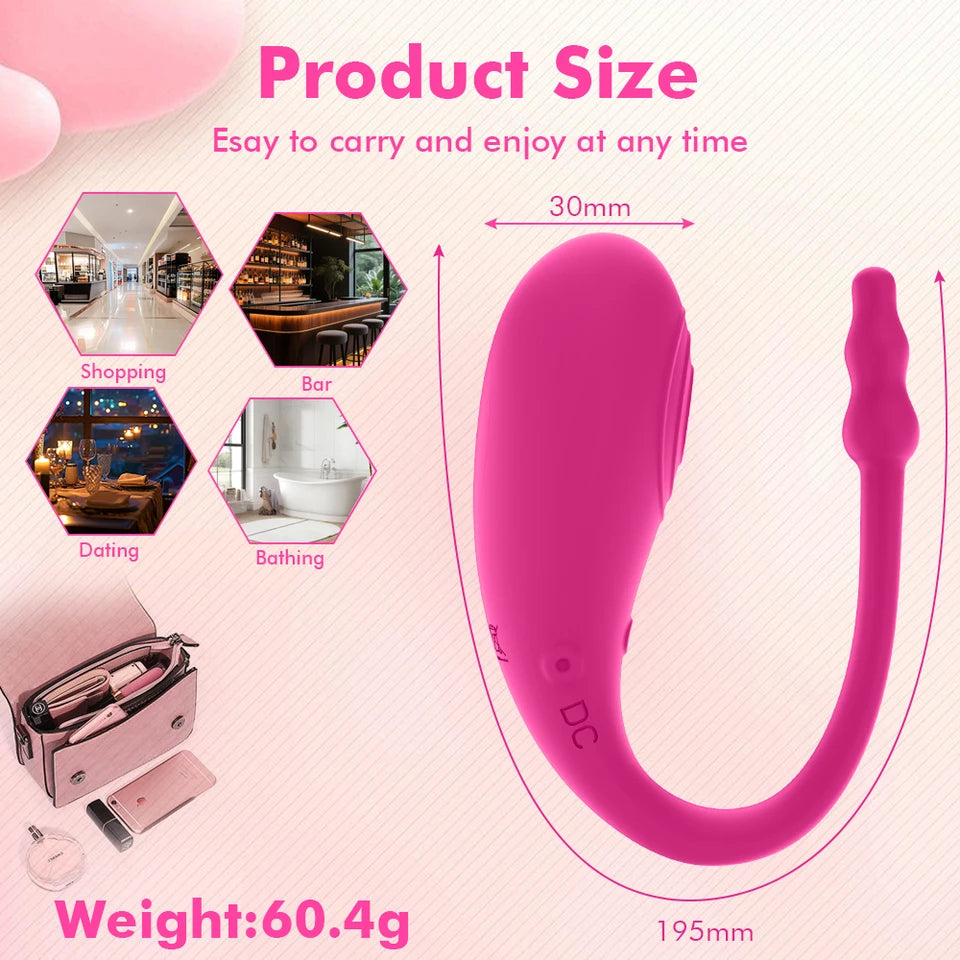 Vagina Bluetooth APP Vibrators Clitoris Stimulation Vibrating Egg G Spot Anal Massager Sex Toys for Women Panties Wearable Balls