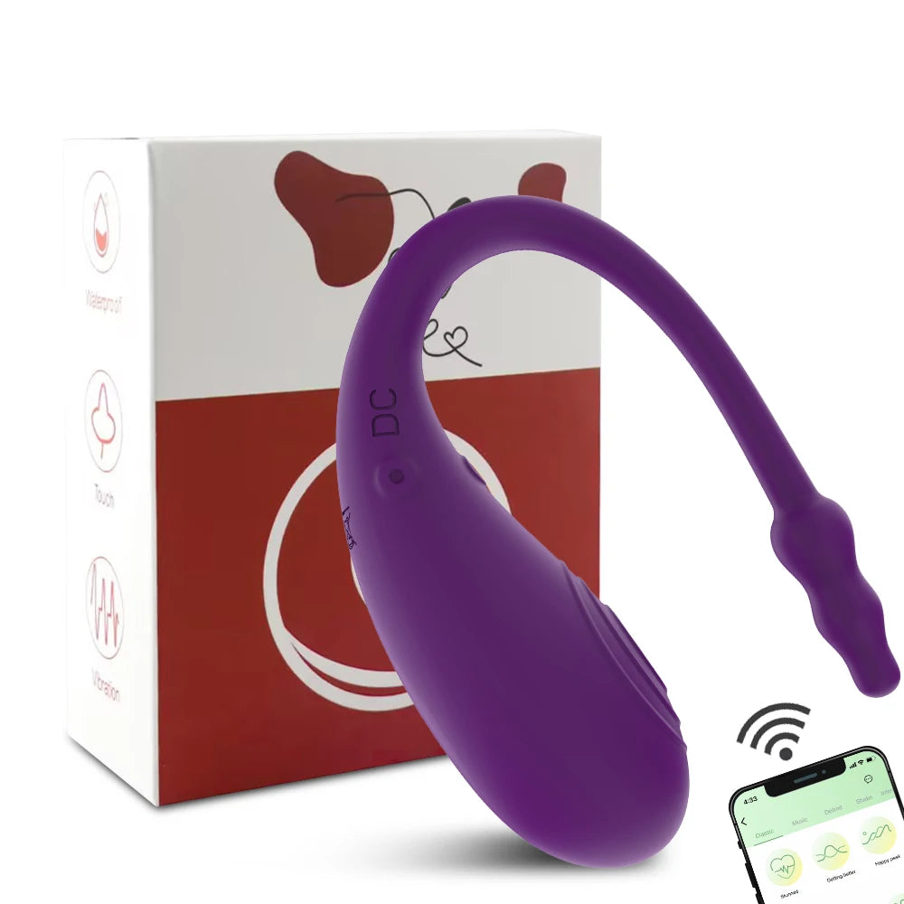 Vagina Bluetooth APP Vibrators Clitoris Stimulation Vibrating Egg G Spot Anal Massager Sex Toys for Women Panties Wearable Balls