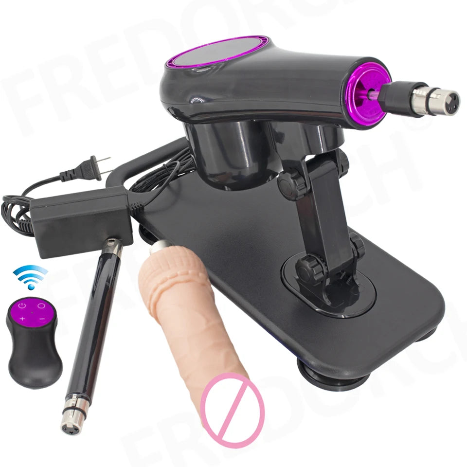 NEW Automatic Wireless Sex Machine for Woman Adjustable Masturbating Pumping SexToys for Men Adult Toys Upgrade Vibrator Dildo
