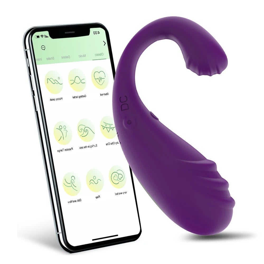 Vagina Bluetooth APP Vibrators Clitoris Stimulation Vibrating Egg G Spot Anal Massager Sex Toys for Women Panties Wearable Balls
