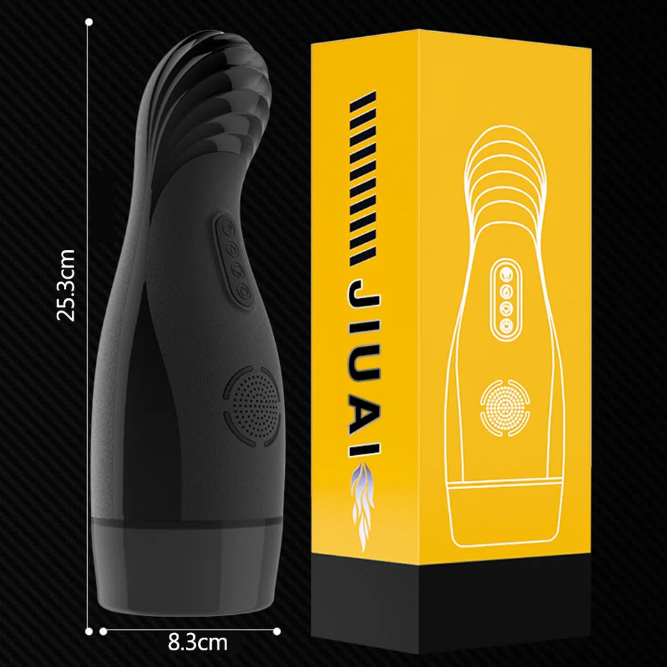 Sucking Peristaltic Vibrator Automatic Male Masturbator Smart Heating Sexy Voice Pocket Pussy Adult Sex Toy For Men Joinjjtoy
