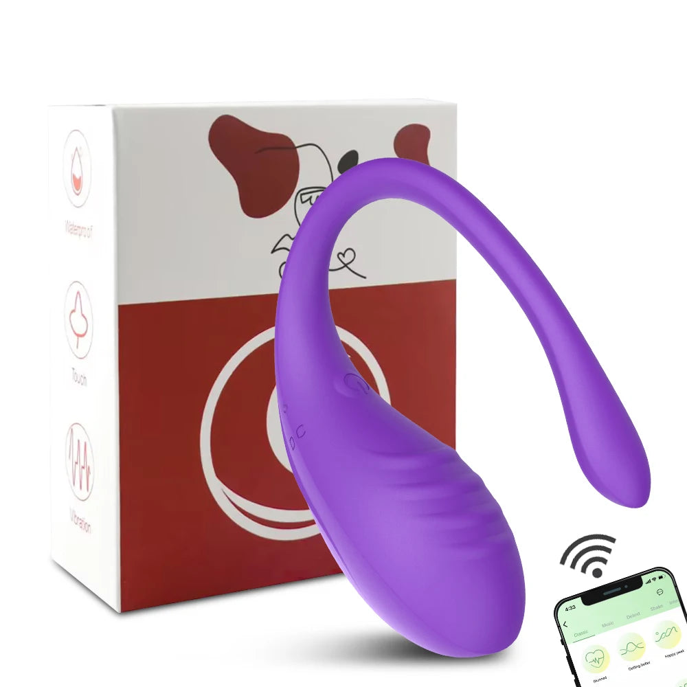 Vagina Bluetooth APP Vibrators Clitoris Stimulation Vibrating Egg G Spot Anal Massager Sex Toys for Women Panties Wearable Balls