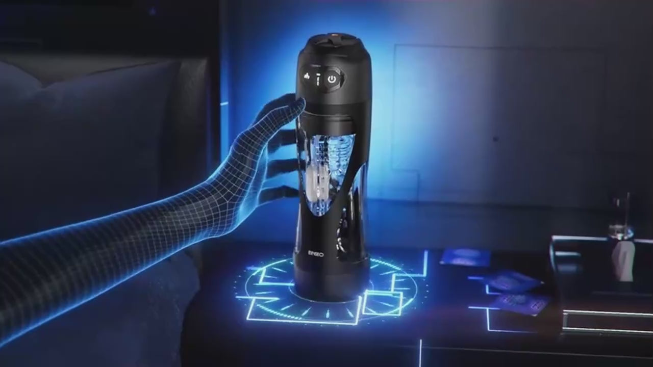 2026 Automatic Licking Sucking Male Masturbator AI Sync Male Stroker Penis Pump Blowjob Adult Toy Pocket Pussy with Phone Holder